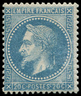 * EMPIRE LAURE 29A  20c. Bleu, T I, Gomme Partielle Mais Très Frais Et TB. C - 1863-1870 Napoléon III. Laure