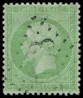 EMPIRE LAURE 35    5c. Vert Pâle Sur Bleu, Obl., TB. C - 1863-1870 Napoléon III. Laure