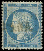 SIEGE DE PARIS 37   20c. Bleu, Obl. ASNA, TB - 1870 Siege Of Paris