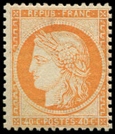 * SIEGE DE PARIS 38   40c. Orange, TB - 1870 Siege Of Paris