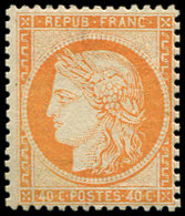 * SIEGE DE PARIS 38   40c. Orange, TB - 1870 Siège De Paris