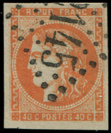 EMISSION DE BORDEAUX 48   40c. Orange, Obl. GC 2145, Très Frais Et TTB - 1870 Ausgabe Bordeaux