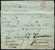 Let OBLITERATIONS PAR DEPARTEMENTS 12/BOUCHES DU RHONE MP DEB TARASCON 12 S. LAC De 1803, TB - Other & Unclassified