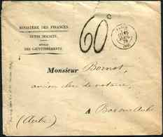 Let LETTRES DE PARIS Càd PARIS (60) 15/4/79 S. Env., Taxe Tampon 60c., TTB - 1849-1876: Klassik