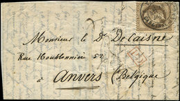 Let BALLONS MONTES N°30 Obl. Càd R. Cardinal Lemoine 18/1/71 S. LAC, Arr. ANVERS 25/1, TTB. LE Gal BOURBAKI - Krieg 1870