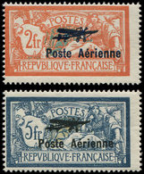 ** POSTE AERIENNE 1/2 2f. Et 5f, TB - 1927-1959 Ungebraucht