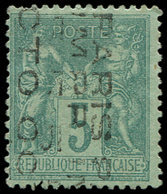 (*) PREOBLITERES 15  Sage,  5c. Vert, TB. Br - 1893-1947