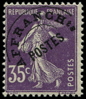 ** PREOBLITERES 62  Semeuse Camée, 35c. Violet, TB - 1893-1947