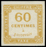 (*) TAXE 8   60c. Jaune Bistre, TB - 1859-1959 Gebraucht