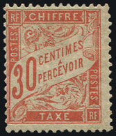 * TAXE 34  30c. Rouge Orange, TB - 1859-1959 Gebraucht