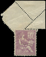 * VARIETES 115   Mouchon, 30c. Violet, Bdf Avec Variété De PIQUAGE, Ch. Un Peu Forte, TB - Ungebraucht