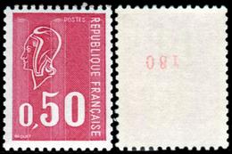 ** VARIETES 1664   Béquet, 0,50 Carmin-rose, N° Rouge Au Verso, TB - Ungebraucht