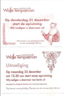 Walle Tempelman.1996+1998.Kerst-Kerstman-Weihnachten-Weihnachtsman. Opruimin-Soldes-Ausverkauf - Zutphen