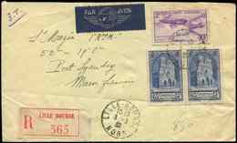 Let LETTRES DU XXe SIECLE N°399 Paire + PA 7 Obl. LILLE BOURSE 3/3/39 S. Env. Rec. Par Avion, TB - Briefe U. Dokumente