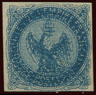 (*) 4a   20c. Bleu, DOUBLE Impression, Sans Gomme, TB - Other & Unclassified