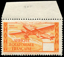 ** A.E.F. PA 40 : (20f.) Rouge Brun Et Jaune, SANS Valeur Faciale, Bdf, TB - Other & Unclassified