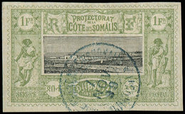 COTE DES SOMALIS 17 : 1f. Vert-olive Et Noir, Obl. Càd Bleu 1/11/99, TB - Sonstige & Ohne Zuordnung