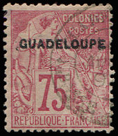 * GUADELOUPE 25 : 75c. Rose, Obl., TB - Sonstige & Ohne Zuordnung