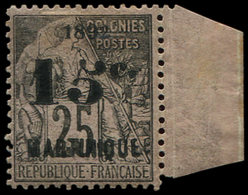 * MARTINIQUE 30a : 15c. S. 25c. Noir S. Rose, 5 PENCHE, Bdf, TB - Sonstige & Ohne Zuordnung