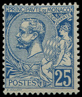 * MONACO 25 : 25c. Bleu, TB - Gebraucht