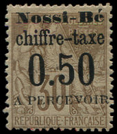 * NOSSI-BE Taxe 3 : 0.50 Sur 30c. Brun, TB. Br - Altri & Non Classificati