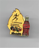 RARE PINS COCA COLA JEUX OLYMPIQUES ATLANTA 1996 N°11 ATHLETISME  OLYMPISCHE DISZIPLIN 1896 /Signé TIM 1992 ACOG/33NAT - Coca-Cola