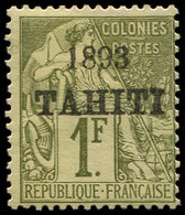 * TAHITI 30 : 1f. Olive, TB - Other & Unclassified