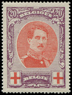 ** BELGIQUE 134 : 20c. (+20c.) Violet Et Rouge, TB - Other & Unclassified