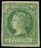 * ESPAGNE 47 : 2c. Vert Sur Vert, TB - Used Stamps