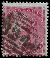 GRANDE BRETAGNE 16 : 4p. Rose S. Azuré, Obl., TB. C - Unused Stamps