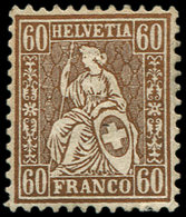 (*) SUISSE 40 : 60c. Bronze, TB. J - Used Stamps