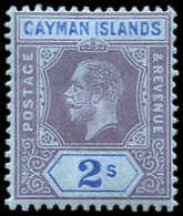 * ILES CAIMANES 42 : 2s. Violet Et Bleu Sur Azuré, TB - Cayman Islands