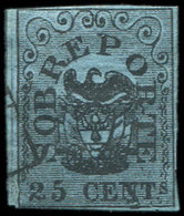 COLOMBIE Taxe 3 : 25c. Bleu, TB - Colombia