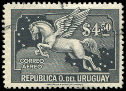 URUGUAY PA 38 : 4,50p. Noir, Obl., TB - Uruguay