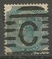 India - 1866 Queen Victoria 4a Used   SG 71 - 1858-79 Compagnie Des Indes & Gouvernement De La Reine