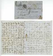 India Trichinopoly Tiruchirappalli 1865 Via Suez Marseille Missionary Nantes Srirangam Text Missionaries - ...-1852 Voorfilatelie