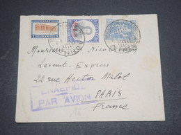 GRECE - Enveloppe Pour La France En 1932 Par Avion , Affranchissement Plaisant  - L 12145 - Covers & Documents