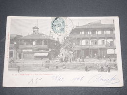 PORT SAÏD - Oblitération De Port Saïd Sur Carte Postale En 1906, Affranchissement Type Blanc  - L 12146 - Storia Postale