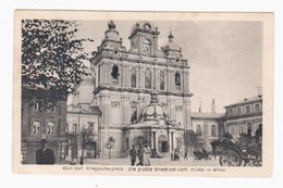 Wilna Church Ca 1917 OLD POSTCARD 2 Scans - Lithuania