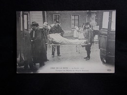 Delcampe - Tirage Original . Paris 15. Crue De La Seine . Transport Des Malades De L ' Hôpital Boucicaut  .E. L . D. Voir 2 Scans - Paris (15)