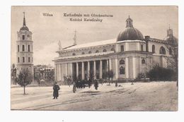 Wilna Kathedrale 1916 OLD POSTCARD 2 Scans - Lithuania