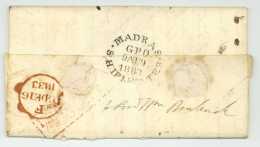 Cooke De Havilland 1833 Ship Letter To Guernsey Madras Chennai East India Company - ...-1852 Préphilatélie