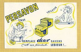 BUVARD :Remplace Deux Savon  PERSAVON - Perfumes & Belleza