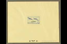 AIRCRAFT ALGERIA 1945 Air Charity 1f50+3f50 Grey-blue With "RF" In Red Missing, EPREUVE DE LUXE, As Maury 242b Or SG 249 - Ohne Zuordnung