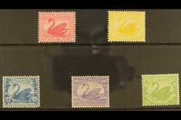 WESTERN AUSTRALIA 1898-1907 W Crown A Wmk Set, SG 112/16, Fine Mint One Shortish Perf (5 Stamps) For More Images, Please - Other & Unclassified