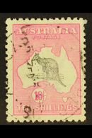 1915 10s Grey And Bright Aniline Pink, SG 43a, Very Fine Used. For More Images, Please Visit Http://www.sandafayre.com/i - Other & Unclassified