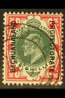 1904-13 KEVII 1s Green And Carmine, SG 71, Fine Used. For More Images, Please Visit Http://www.sandafayre.com/itemdetail - Otros & Sin Clasificación