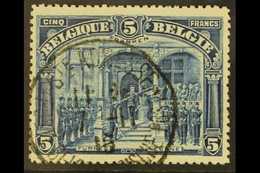 1915 5f Deep Blue 'FRANKEN' Perf 14 (SG 193, COB 147, Michel 127 A), Very Fine Cds Used, Fresh. For More Images, Please  - Altri & Non Classificati