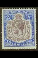 1918-22 2s Purple And Blue, Damaged Leaf At Bottom Right, SG 51bf, Fine Mint. For More Images, Please Visit Http://www.s - Bermudes