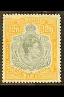1938-52 12s6d Grey & Pale Orange, Chalky Paper, SG 120e, Very Fine Mint For More Images, Please Visit Http://www.sandafa - Bermuda
